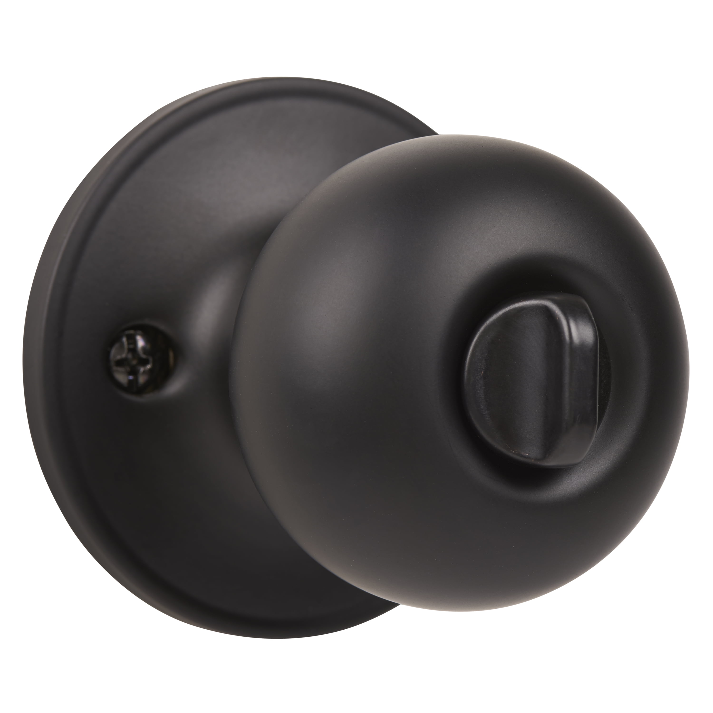 Brinks Interior Locking Privacy Classic Ball Style Doorknob, Matte