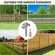 thumbnail image 2 of Upgrades Fence Stabilizers Reusable Metal Anchors Time Saving Solution Simple Installation for Efficient boundaries Setups, 2 of 5