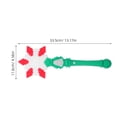 thumbnail image 2 of Hytrove Christmas Party Green Light Up Snowflake Wand with Portable Design and Easy One Button Use, 2 of 8