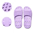 thumbnail image 3 of NeedBo Womens Mens Shower Shoes Non Slip Quick Drying House Sandal Slippers Indoor Home Bedroom Pool Spa Guest College Dorm, Purple, 13, 3 of 7