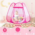 thumbnail image 4 of Tienda de campaña plegable con forma de princesa Tikolus con coloridas estrellas para 1 a 3 años, 4 of 7