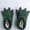 Green, variant on Animal Paw Slippers for Kids Boys Girls Soft Plush Crib Shoes Winter House 4-10 Years