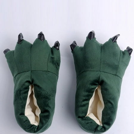 

Relanfenk Baby Sneakers Kid Girls Winter Warm Indoor Slippers Funny Animal Paw Monster Claw Shoes