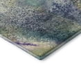 thumbnail image 4 of Addison Rugs Mayfield Washable Contemporary Watercolors Blue Round Rug, 8' x 8', 4 of 5