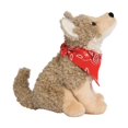 thumbnail image 1 of Peluche Douglas Trickster Coyote de peluche de 16 cm de largo, 1 of 1