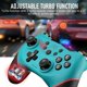 thumbnail image 3 of Mando Compatible Switch, Mandos Compatible Switch/Switch Lite/Switch OLED con Wake Up, Mando Pro Controller Mando pc con Gyro Axis/Dual Shock/Función Turbo y Captura de Pantalla(verde), 3 of 4