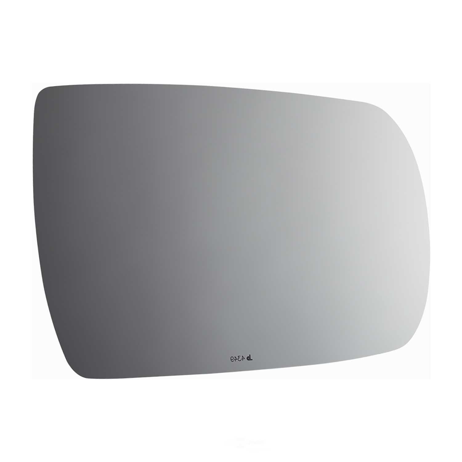 Burco Side View Mirror Replacement Glass - Clear Glass - 4349