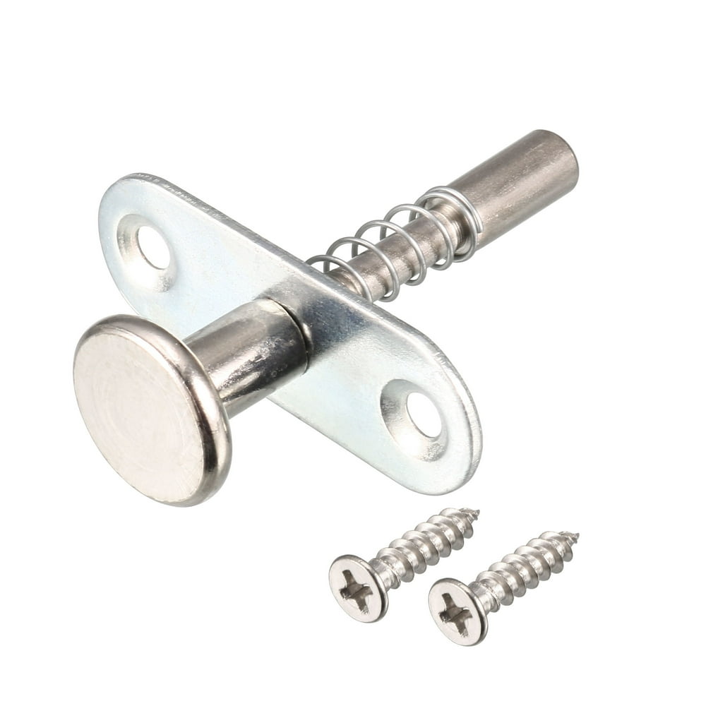 4pcs Stainless Steel Spring Quick Release Lock Pin 5mm Dia w Plate