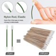 thumbnail image 4 of 8 Count Reusable Silicone Q Tip Cotton Swabs(2 Pack, Green Grey), 4 of 5