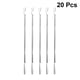 thumbnail image 2 of 20pcs Stainless Steel Crab Needle Fruit Forks Seafood Picks Nutcracker Needle for Home Restaurant (Silver), 2 of 5