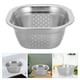 thumbnail image 2 of Colador de acero inoxidable, lavabo de gran capacidad, lavabo para lavar verduras, cuenco para escurrir arroz y frutas, 2 of 6