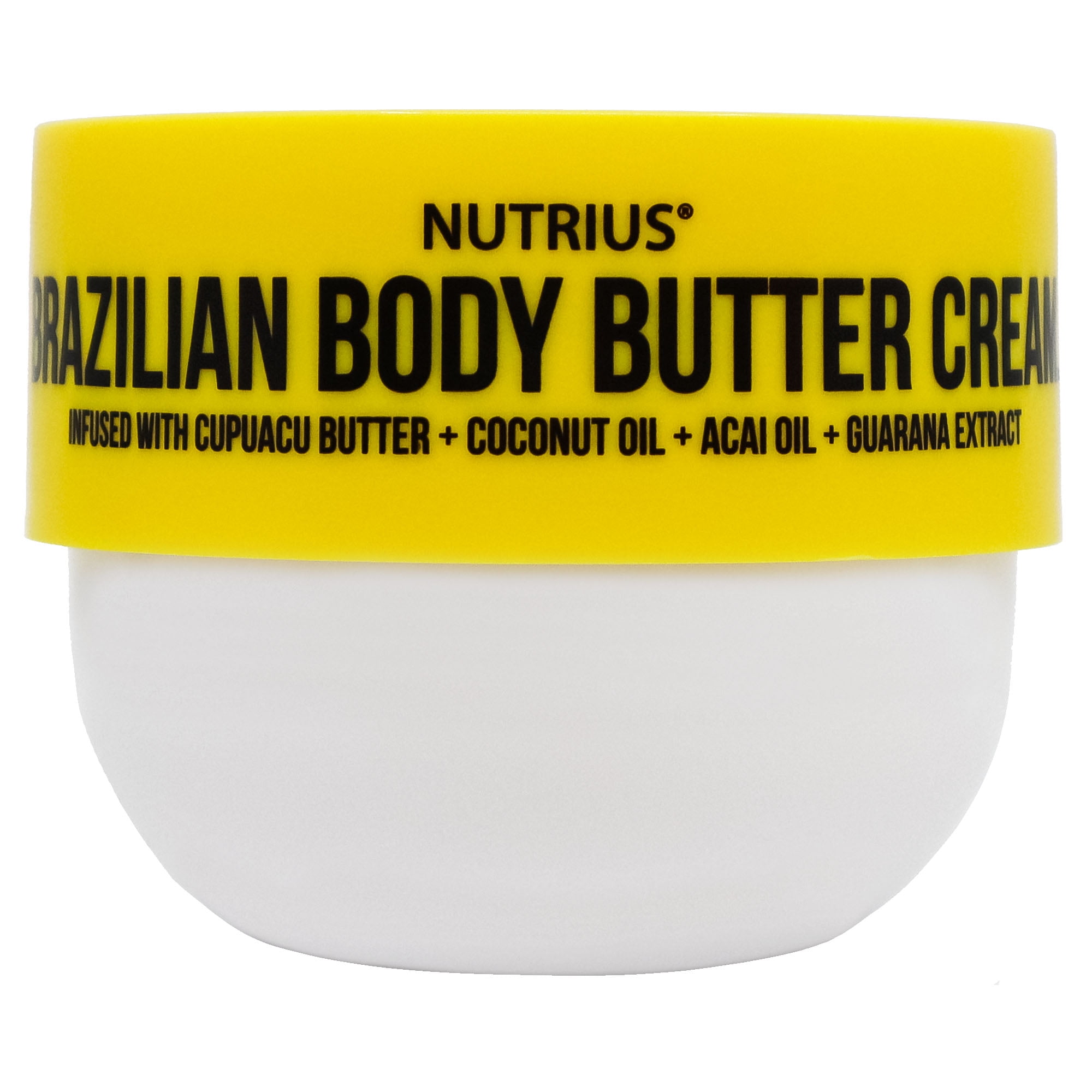 Nutrius Brazilian Body Butter Cream, 6 fl oz