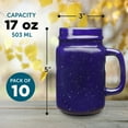thumbnail image 5 of 10 Savannah Speckle Ceramic Mason Jars Set, 16 oz.- Stoneware, C-handle, Durable - Cobalt Blue, 5 of 5