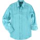 thumbnail image 1 of Nautica Camisa con botones de lino sólido para hombre, azul, XX-Large Nautica  Botones al frente, 1 of 1