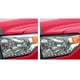 thumbnail image 3 of sweethay 2 uds cubierta embellecedora de cejas estudio Exterior Sticky Lamp Case accesorio componente marcos de fibra de carbono reemplazo para Tundra Automoción decorativa y accesorios sweethay VI014510-00, 3 of 6