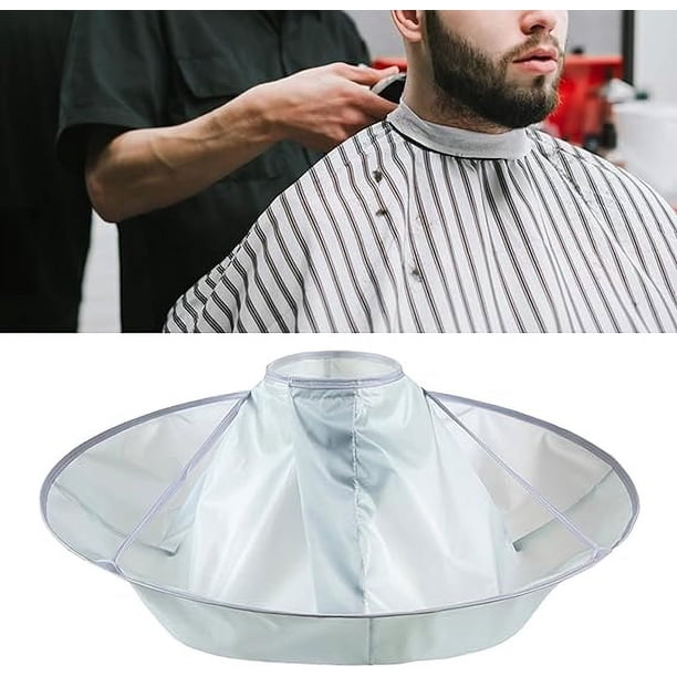 Capa de corte de pelo plegable para niños, capa de corte de pelo, paraguas de peluquería, impermeable, ajustable, con gancho y bucle, herramientas de teñido