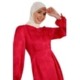 thumbnail image 3 of Fuchsia - Crew neck - Unlined - Modest Dress - Refka, 3 of 5