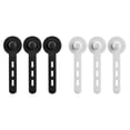 thumbnail image 1 of 6Pc Cable Organizer Clips Cable Organizer Clips Silica Gel For Office Desk Entertainment Center Black, 1 of 7