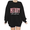 thumbnail image 5 of Craaazy Women's Casual Christmas Crew Neck Long Sleeve Pullover Tops Fashion Fall Winter Sweatshirts Comfortable Blouses Gifts, 5 of 5