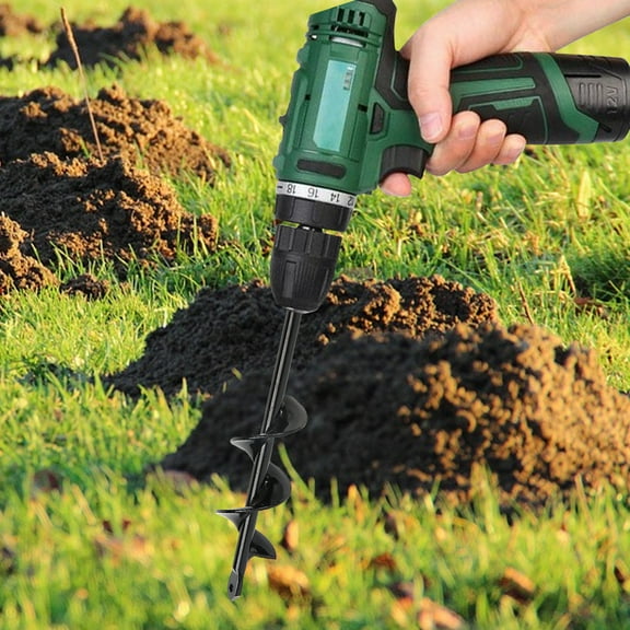 Conversion head,Plant Flower Flower Planter Bit Plant Flower Drill Earth Fence Planter Drill Earth Drill Bit Planter Drill Rookin Qahm