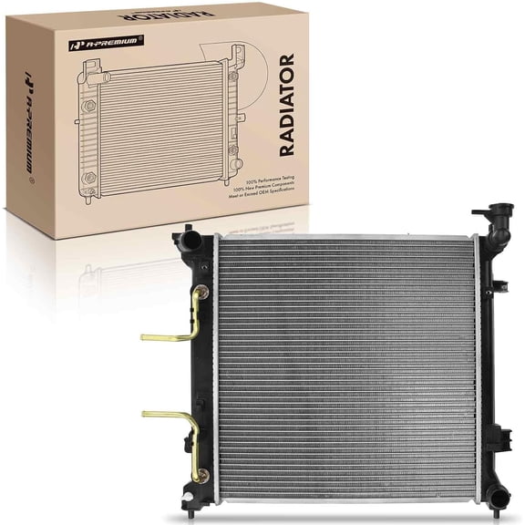 A-Premium Engine Coolant Radiator Assembly with Transmission Oil Cooler Compatible with Hyundai Sonata 2015-2019, L4 2.0L, Automatic Transmission, Replace# 25310C2100