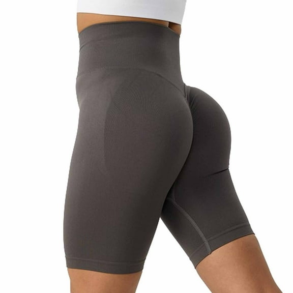 Under $5 PEONAVET Biker Yoga Shorts with Pockets for Women, High Waisted Athletic Running Workout GShorts Tummy and Control 8" - Summer's Top Trends