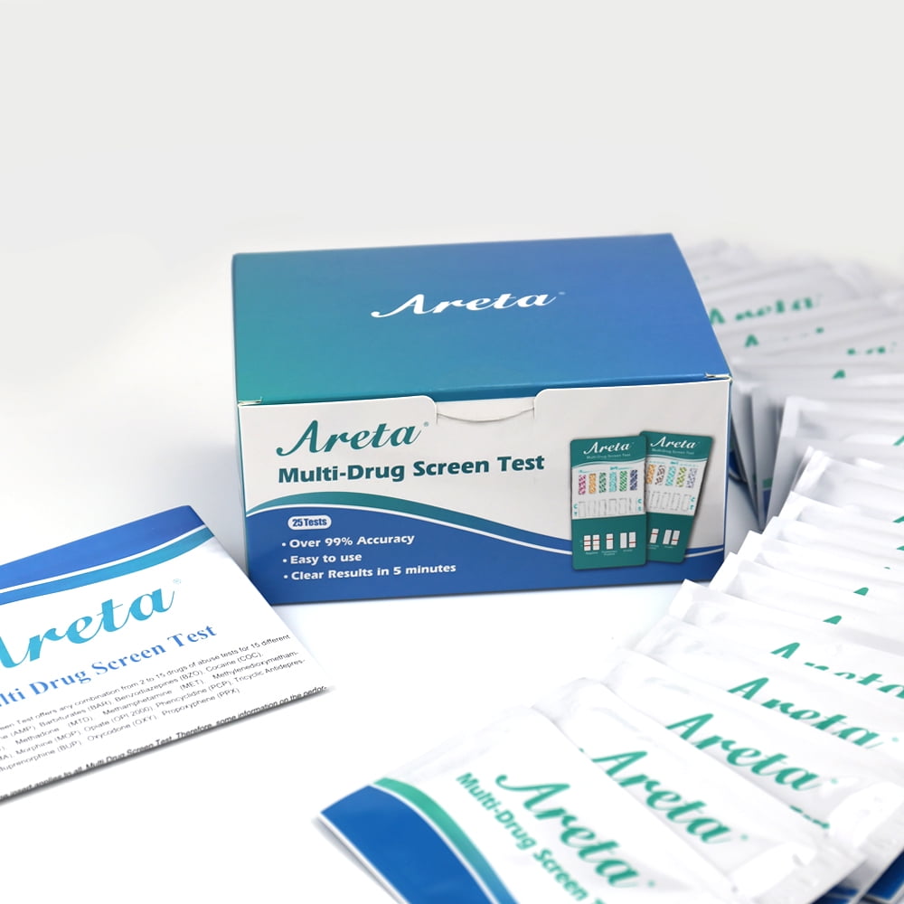 (25 Pack) Areta 12 panel Instant Urine Drug Test Kit for Home Screening
