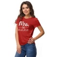 thumbnail image 2 of Inkdotpot Personalized Womens Tshirt Top Mrs WeddingAnnouncement Shirt-41, 2 of 7