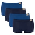 thumbnail image 1 of Sloggi calzoncillos bóxer para hombre, pack de 4 - GO Natural Hipster C4P, calzoncillos bóxer, algodón elástico Azul M (Medium), 1 of 7