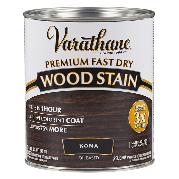 Kona, Varathane Premium Fast Dry Wood Stain-262010, Quart