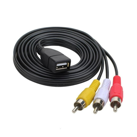 USB to 3RCA Sound Cable USB Female to Male 3RCA to USB C for Phone HDTV