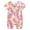 Z19B, variant on Utlike Baby Boys Bodysuit Summer Short Sleeved Print Double Zipper Romper Boy Clothes Breathable Romper Size 3 Months-6 Months