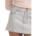 thumbnail image 5 of Mills by Millie Bobby Brown Women's Distressed Denim Mini Skirt, Sizes XXS- XXL, 5 of 6
