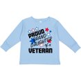 thumbnail image 3 of Inktastic Proud Granddaughter of a Veteran Veterans Day Girls Long Sleeve Toddler T-Shirt, 3 of 5