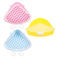 thumbnail image 1 of Luxshiny 3Pcs Small Animal Litter Pan Rabbit Triangle Potty Trainer Reusable Space Saving Indoor Pet Use 10.0x7.5x3.9in, 1 of 8