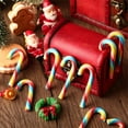 thumbnail image 4 of Scheam Mixcolor Canes Christmas Ornaments 60 Pcs Handmade Fake Candy Polymer Clay Cane Craft 1.2" Mini Christmas DIY Decorations for Home Holiday Xmas Tree Hanging, 4 of 7