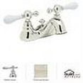 thumbnail image 2 of Rohl Ac95lm-2 Arcana 1.2 GPM Centerset Bathroom Faucet - Nickel, 2 of 2