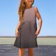 thumbnail image 1 of WILLBEST Vestido de Verano sin Mangas para Niña, Corte A, Elástico, Cómodo, Cuello Redondo, Informal, con Estampado Degradado para Niños Pequeños, Playa y Actividades Al Aire Libre 100, 1 of 3