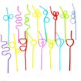 thumbnail image 3 of Lishi Crazy Reusable Drinking Straws - Assorted Colors (50pcs), 3 of 5