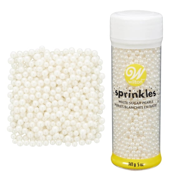 Perles Dragées Sucre Blanc 4 mm 141 g