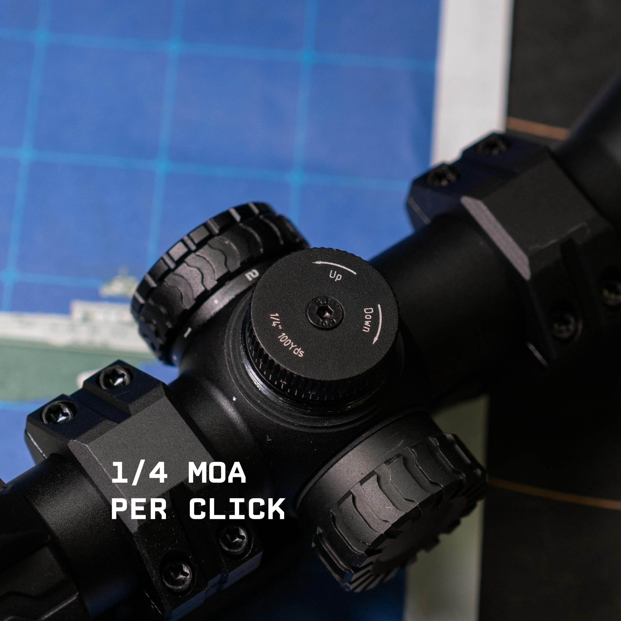 Monstrum Panzer 2-10x40 Scope with Offset Scope Mount | FMR1 Reticle