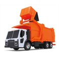 thumbnail image 2 of First Gear 1/25 Scale White/Orange Plastic Toy Mack LR with McNeilus Meridian Front Load Garbage Truck with Bin Including Lights & Sounds (70-0625), 2 of 5