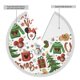 thumbnail image 4 of Faldas para árbol de Navidad de 30 pulgadas con texto "Merry Christmas", tapete para árbol de Navidad para vacaciones de invierno, falda para árbol de Navidad para decoraciones navideñas rústicas, 4 of 8