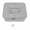 Grey, variant on BOKYAN Small Locking Cash Box Portable Double Layers Safe Metal Money Box for Home and Office Grey 8.27 inches / 21 cm