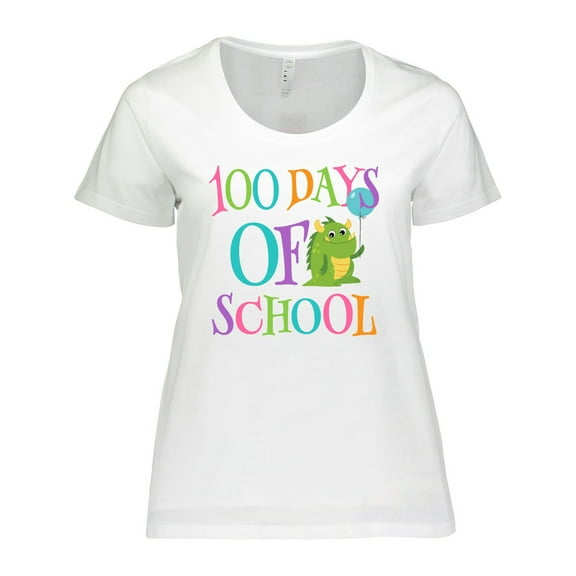 Inktastic 100 Days of School Party Women's Plus Size T-Shirt