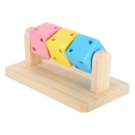 Wooden Block Toy For Pet, Food Grade Materials Hamster Wooden Block Toy For Home For Pet Shop
