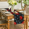 thumbnail image 6 of DefiDgd Valentine's Day Rose Flower Painted Tablecloth,Disposable Rectangular Tablecloth,Waterproof Table Cover for Kitchen Home Valentine's Day Themed Party Table Decoration(E), 6 of 7