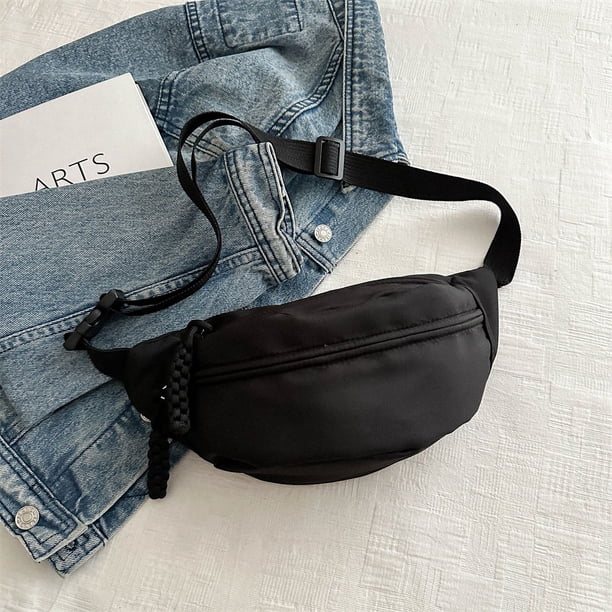 Bolso bandolera informal sencillo para mujer, bolso de pecho cruzado, bolso informal para mujer, nuevo estilo de primavera 2025, bolso de cintura deportivo de nicho.