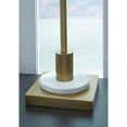 thumbnail image 3 of Signature Design by Ashley Fritzburn 32" Metal Table Lamp with Metal Shade, Gold with White Marble Accent, 3 of 5