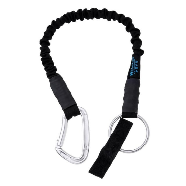S SERENABLE Lanière 16-28KN avec Pince Robuste Absorbant les Chocs Corde d'Arrêt 50cm